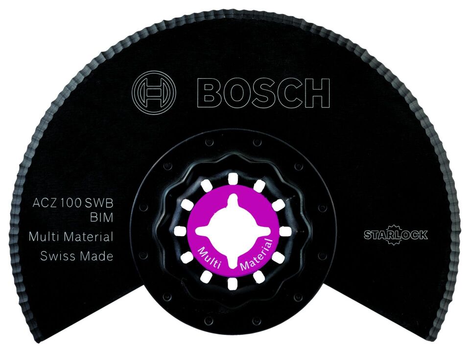 Bosch - Starlock - ACZ 100 SWB - BIM Oluklu Segman Testere Bıçağı 1'li
