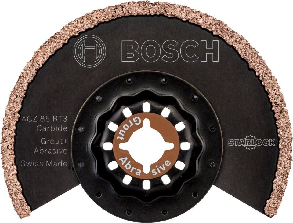 Bosch - Starlock - ACZ 85 RT3 - Carbide RIFF Zımpara Uçlu Segman Testere Bıçağı 30 Kum Kalınlığı 1'li