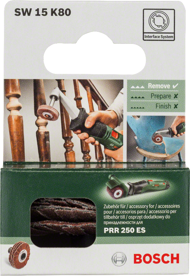 Bosch PRR 250 ES Esnek Rulo Zımpara Aksesuarı