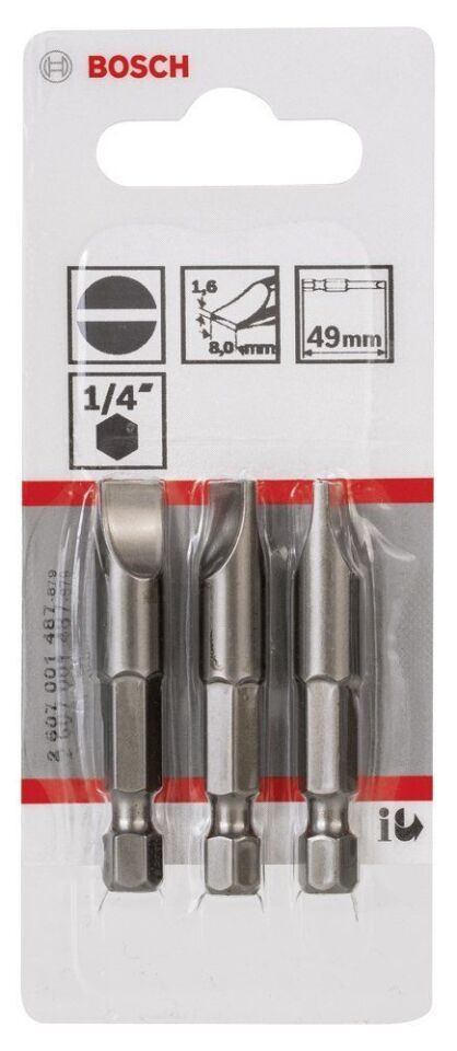 Bosch - Extra Hard Serisi S1,6x8,0*49 mm 3'lü