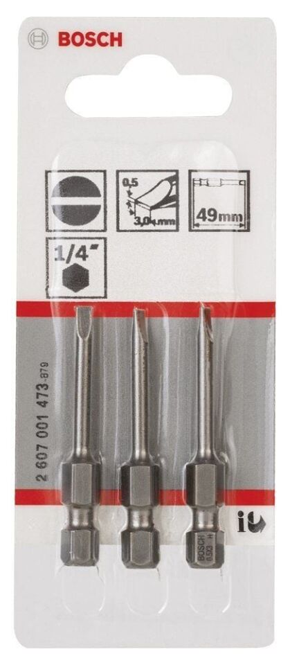 Bosch - Extra Hard Serisi S0,5x3,0*49 mm 3'lü
