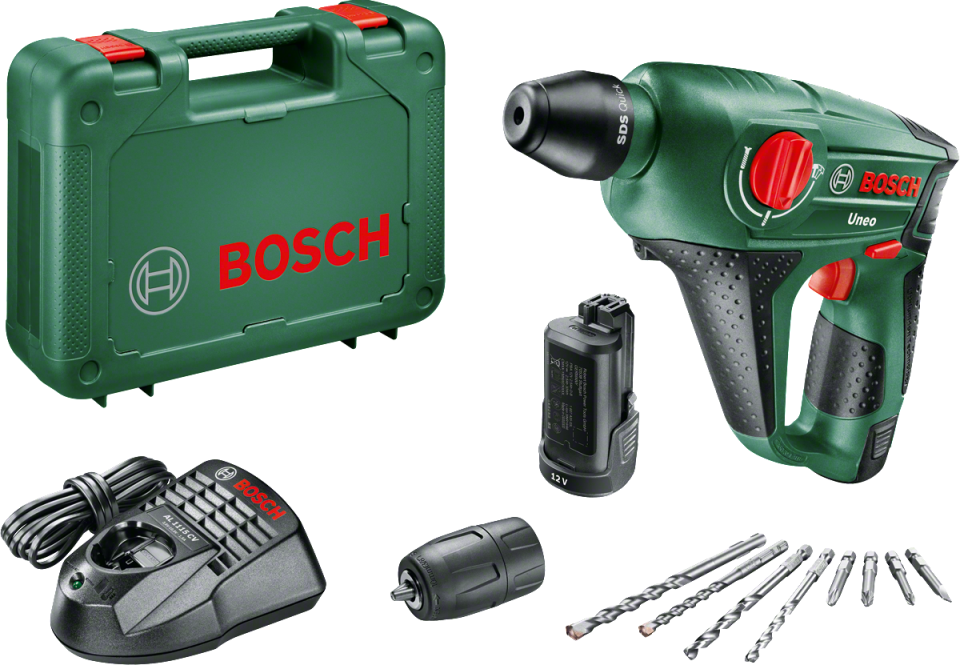 Bosch UNEO 12 LI Çift Akülü Kırıcı Delici (2 x 2,0 Ah)