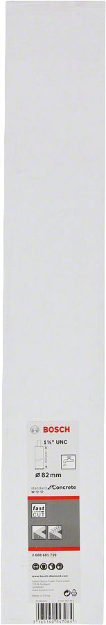 Bosch - Standard Seri Beton İçin 1 1/4'' UNC Girişli Sulu Elmas Karot Ucu 82mm