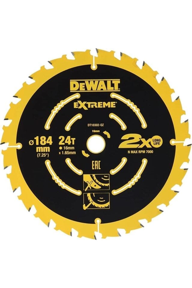 Dewalt Dt10302 185x16mm 24 Diş Atb Extreme Elmas Testere