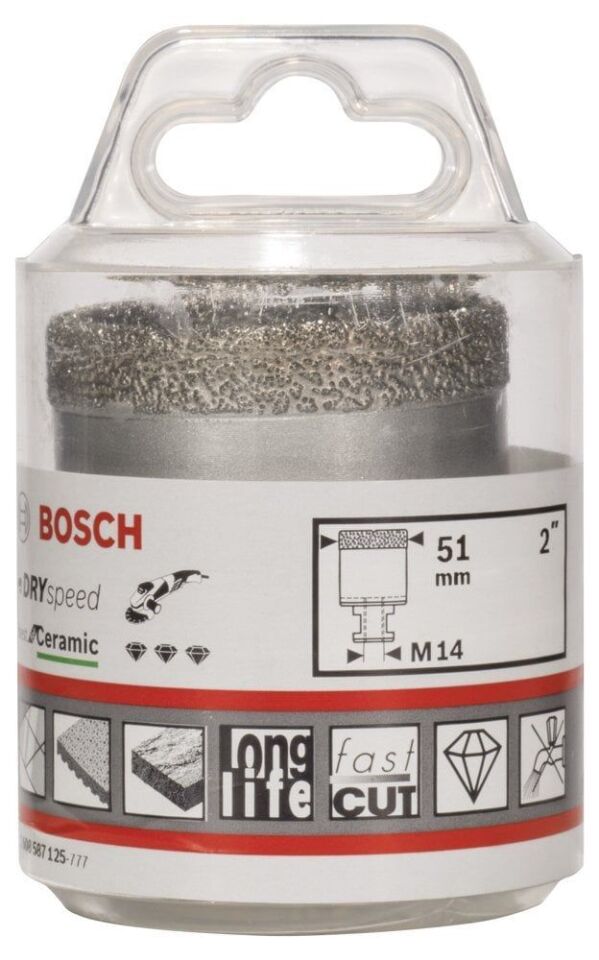 Bosch - Best Serisi, Taşlama İçin Seramik Kuru Elmas Delici 51*35 mm