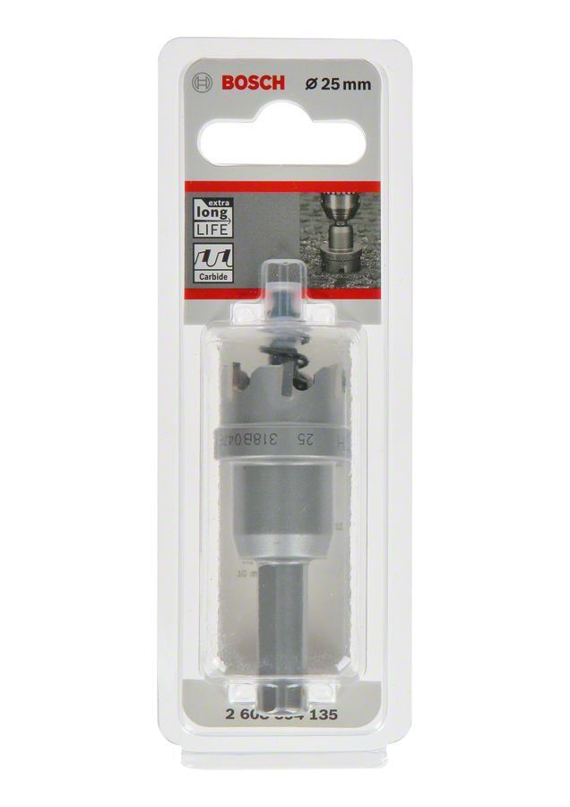 Bosch - Endurance Serisi Ağır Metaller için TCT Delik Açma Testeresi (Panç) 25 mm