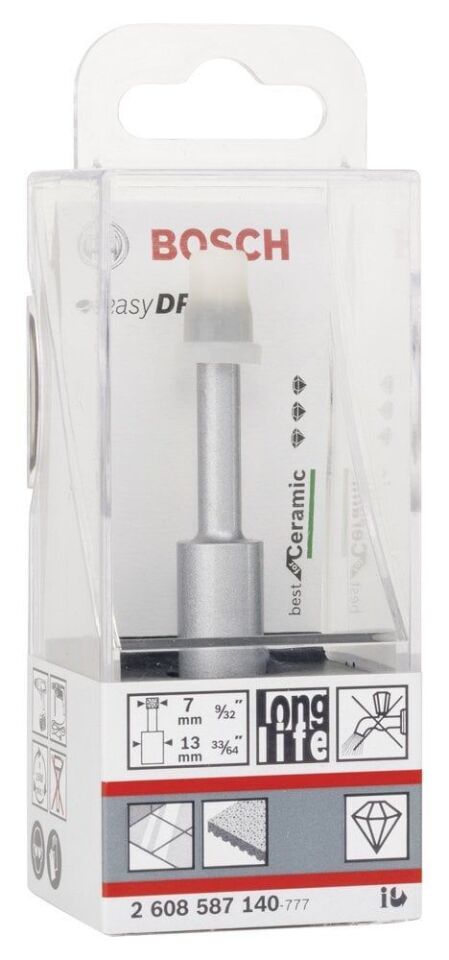 Bosch - Best Serisi, Matkap İçin Seramik Kuru Elmas Delici 7*33 mm