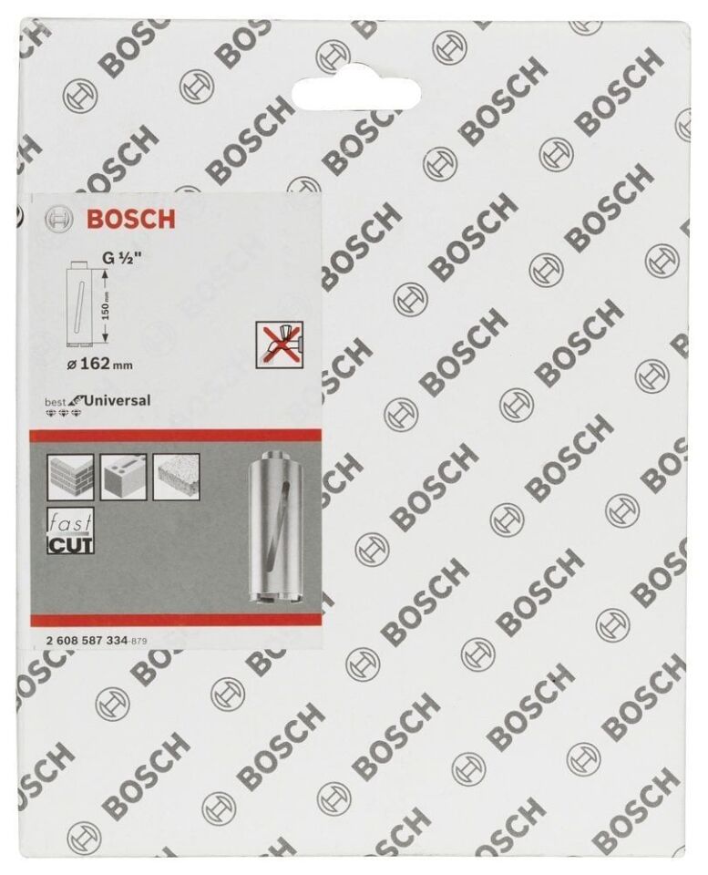 Bosch - Best Serisi G 1/2'' Girişli Kuru Karot Ucu 162*150 mm
