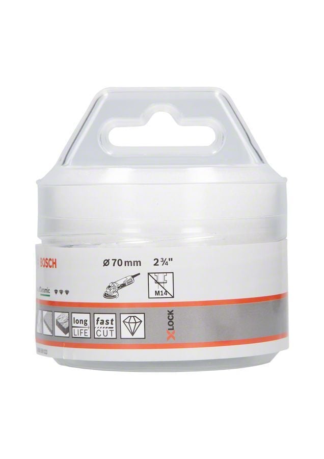 Bosch - X-LOCK - Best Serisi, Taşlama İçin Seramik Kuru Elmas Delici 70*35 mm