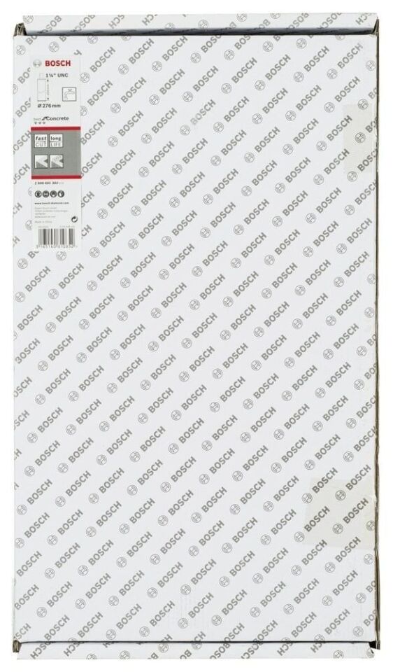 Bosch - Best Serisi Beton İçin 1 1/4'' UNC Girişli Elmas Sulu Karot Ucu 276 mm