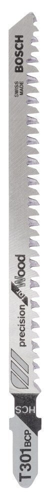 Bosch - Hassas Kesim Serisi Ahşap İçin T 301 BCP Dekupaj Testeresi Bıçağı - 5'Li Paket