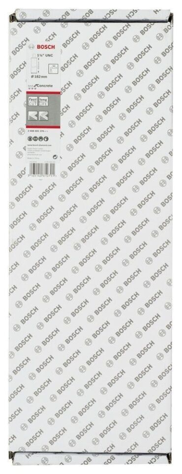 Bosch - Best Serisi Beton İçin 1 1/4'' UNC Girişli Elmas Sulu Karot Ucu 182 mm