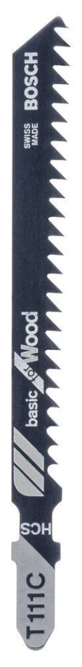 Bosch - Ekonomik Seri Ahşap İçin T 111 C Dekupaj Testeresi Bıçağı - 25'Li Paket