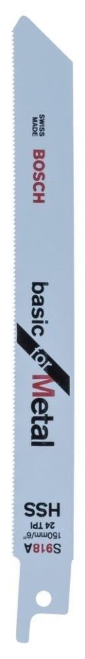 Bosch - Basic Serisi Metal için Panter Testere Bıçağı S 918 AF - 5'li