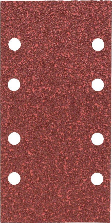 Bosch - Titreşimli Zımpara Kağıdı 10'lu, 93 x 185 mm 40 Kum 8 Delik