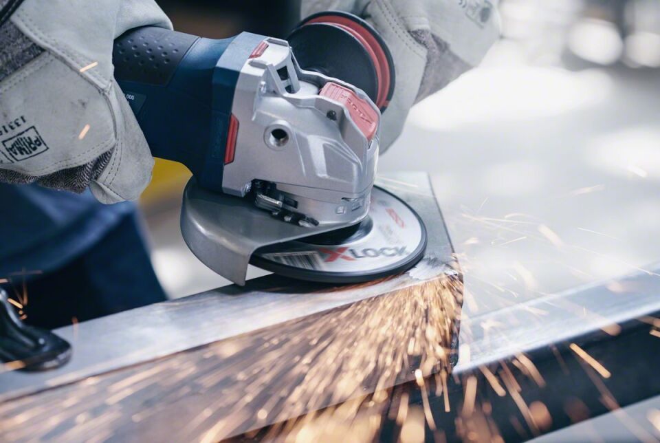 Bosch - X-LOCK - 125*6,0 mm Expert Serisi Bombeli Metal Taşlama Diski (Taş)