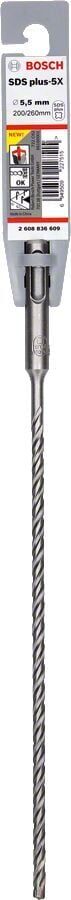 Bosch - SDS-Plus-5X Serisi Kırıcı Delici Matkap Ucu 5,5*260 mm