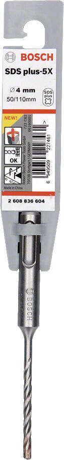 Bosch - SDS-Plus-5X Serisi Kırıcı Delici Matkap Ucu 4*110 mm