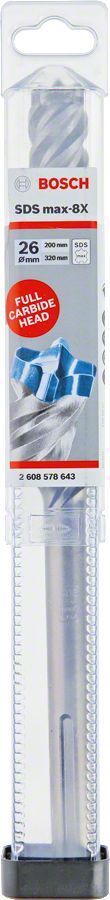 Bosch - Max-8X Serisi Kırıcı Delici Ucu 26*320 mm
