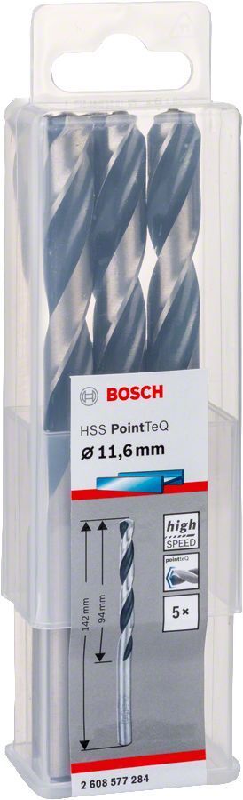 Bosch - HSS-PointeQ Metal Matkap Ucu 11,6 mm 5'li