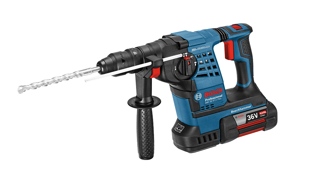 Bosch Professional GBH 36 VF-LI Plus 4 Ah Çift Akülü Kırıcı/Delici - L-boxx Çantalı