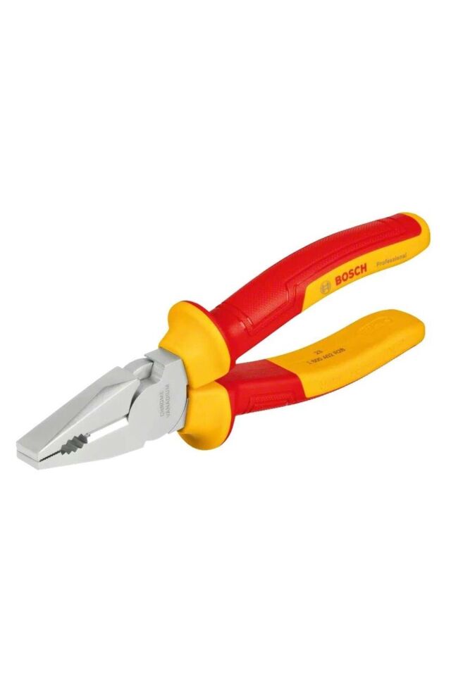 Bosch Profesyonel VDE 1000 Volt Kombine Pense 180 mm (1600A02NE1)