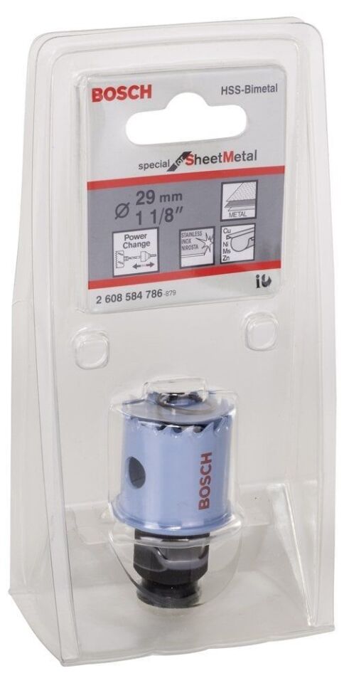 Bosch - Special Serisi Metal Ve Inox Malzemeler için Delik Açma Testeresi (Panç) 29 mm