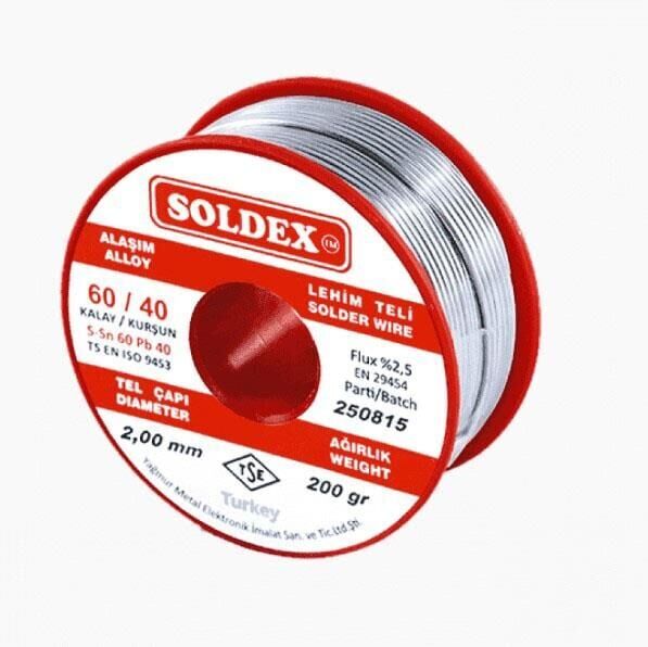 60-40 LEHİM TELİ 200 GR 2.00 MM