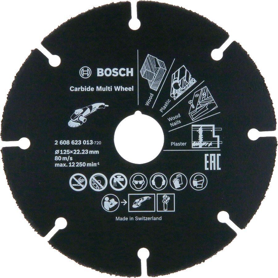 Bosch Carbide Multi Wheel 125 mm