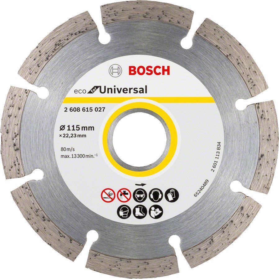 Bosch - Ekonomik Seri Genel Yapı Malzemeleri İçin Elmas Kesme Diski 115 mm