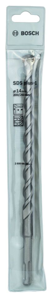 Bosch - Plus-1 Serisi, SDS-plus Kırıcı Delici Matkap Ucu 14*260 mm