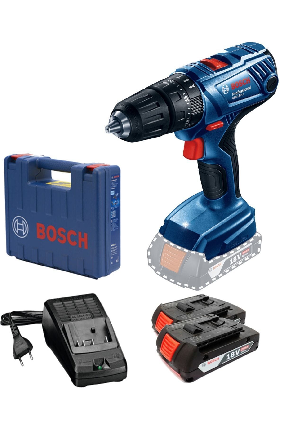 Bosch Professional Gsb 180-lı Akülü Darbeli Vidalama Makinesi
