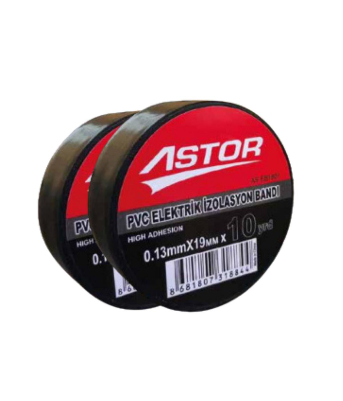 Astor PVC Elektrik İzolasyon Bandı (10 Adet)