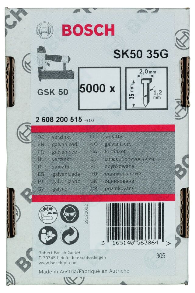 Bosch - GSK 50 Çivisi  35 mm 5000li