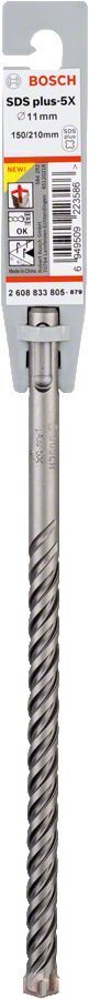 Bosch - SDS-Plus-5X Serisi Kırıcı Delici Matkap Ucu 11*210 mm