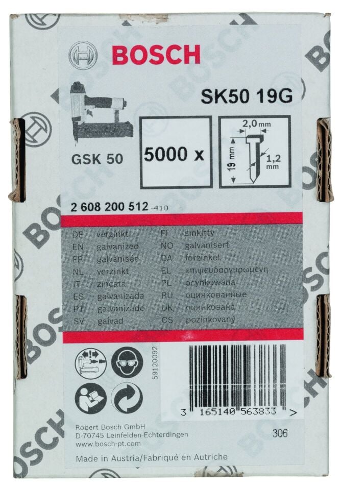 Bosch - GSK 50 Çivisi  19 mm 5000li