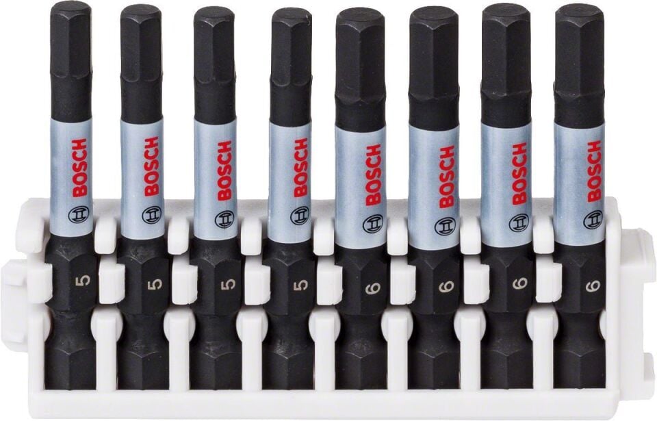Bosch - Impact Control Serisi Vidalama Ucu 8'li H5x4/H6x4 *50mm