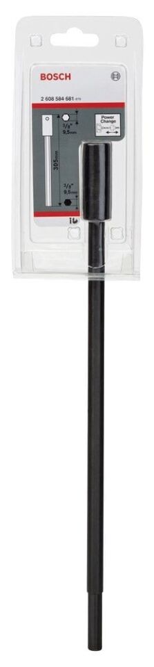 Bosch - Power Change Uzatma Adaptörü 305 mm ve 9,5 mm Şaft Girişli