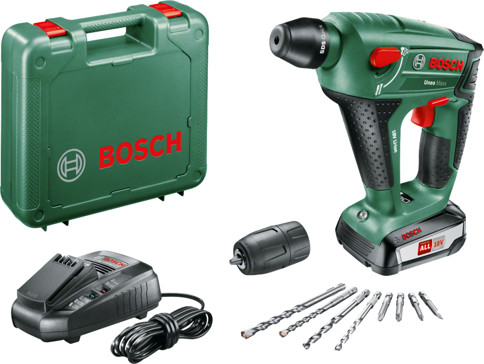 Bosch UNEO MAXX 18 V Tek Akülü Kırıcı Delici (1 x 2,5 Ah)
