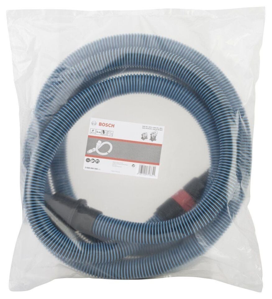Bosch - Elektrikli Süpürgeler İçin Uzatma Hortumu Antistatik 35 mm x 5 m (GAS 15PS, GAS 12-25 PL, GAS 35 M AFC, GAS 55 M AFC için uygun)