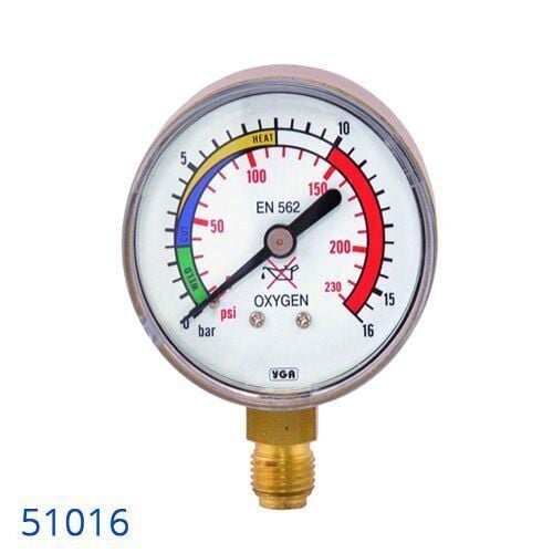 Yıldız 51016 Basınç Göstergesi Oksijen Çıkış