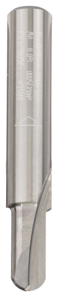 Bosch - Expert Serisi Ahşap İçin Çift Bıçaklı, Tam Sert Metal Boşluk Frezesi 8*6*50,8 mm