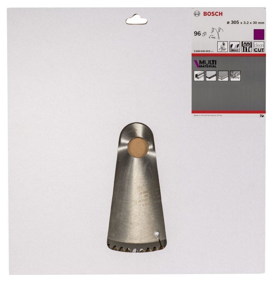 Bosch - Standard for Serisi Çoklu Malzeme için Daire Testere Bıçağı 305*30 mm 96 Diş