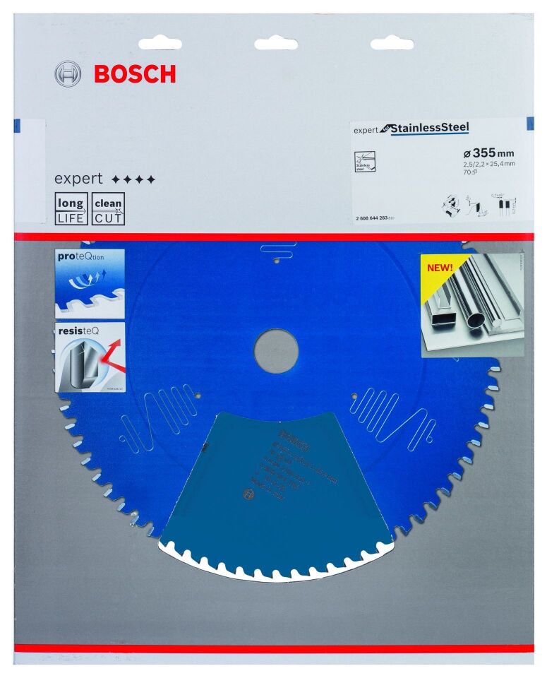 Bosch - Expert Serisi Paslanmaz Çelik için Daire Testere Bıçağı 355*25,4 mm 70 Diş