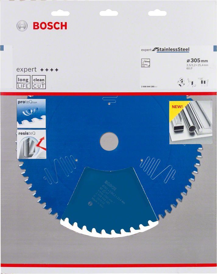 Bosch - Expert Serisi Paslanmaz Çelik için Daire Testere Bıçağı 305*25,4 mm 60 Diş