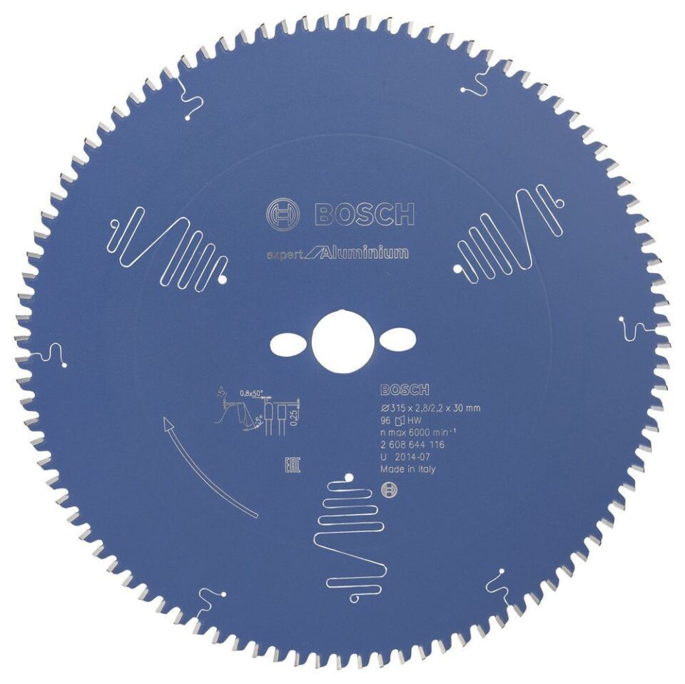 Bosch - Expert Serisi Alüminyum için Daire Testere Bıçağı 315*30 mm 96 Diş