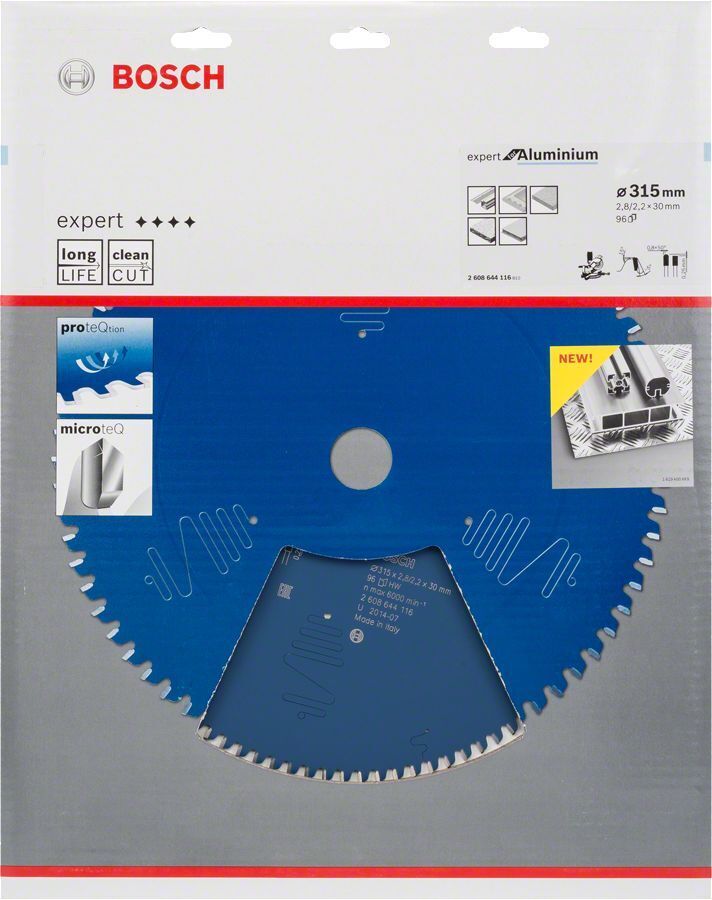 Bosch - Expert Serisi Alüminyum için Daire Testere Bıçağı 315*30 mm 96 Diş