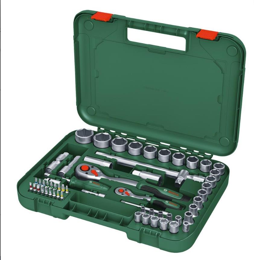 1/4'' + 1/2'' CIRCIRLI SOMUN SIKMA SETİ 56 PARÇA